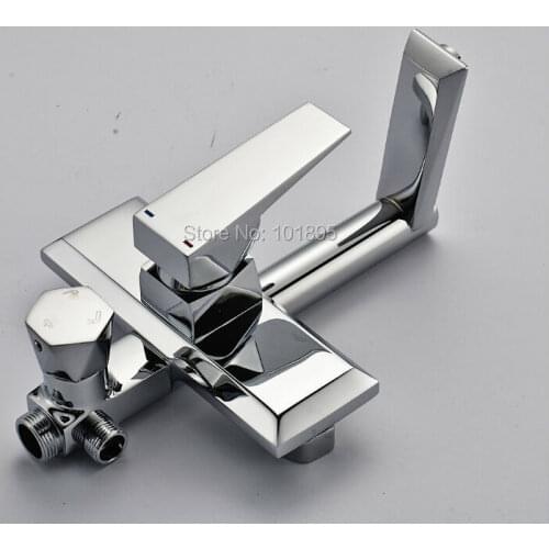 L16820 Wall Mounted Chrome Finishing Brass Material of Exposed Shower Tap