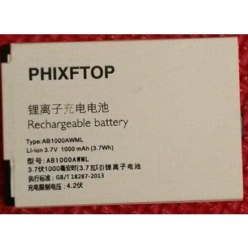 Original AB1000AWMT battery for Xenium F533 X332 E320 cellphone A20VDP/3ZP AB1000AWML Battery for philips CTF533 CTE320 phone