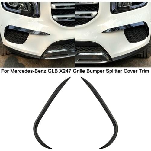 For Mercedes-Benz GLB X247 GLB180 GLB200 Car Front Bumper Spoiler Grille Splitter Cover