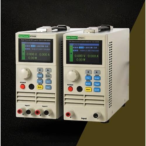 50V 40A/15A Electrical Load 400W Programmable DC Load Electronic Battery Capacity Tester Digital Load Meter ET5420/ET5410