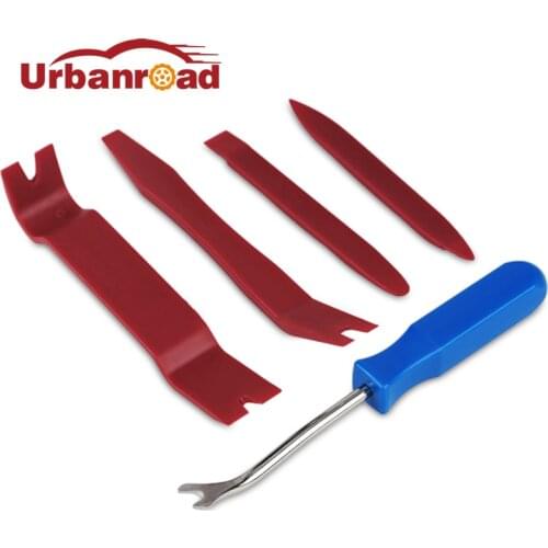 FISHBERG 1Set/5pcs Plastic Car Pry Tool Portable Automobile Auto Car Radio Door Clip Panel Trim Dash Removal Tool