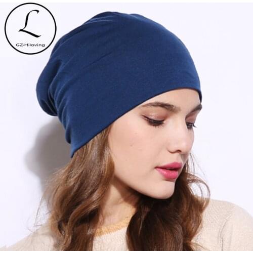Beanie hat for women slouchy styles fashion black blue 2021 summer soft knitted ladies bulk bonnets wholesale beanies s