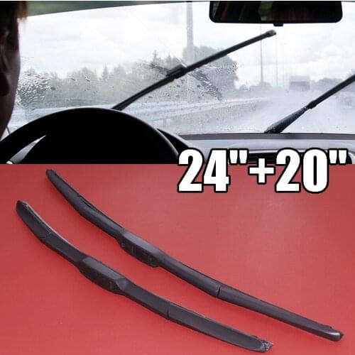 JEAZEA 24"+20" 2Pcs For Toyota Camry XV40 40 Accessories 2007-2011 Front Windscreen Wiper Blade Brushes Wipers for Car Wiper C