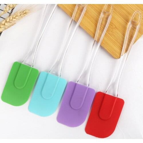 Silicone Spatula Cream Butter Baking Scraper Cake Spatula Cooking Cake Brushes Kitchen Pastry Tools High Temperature Resistance