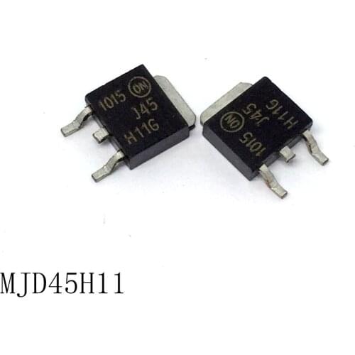 Power transistor MJD45H11 TO-252 8A/80V 10pcs/lots new in stock