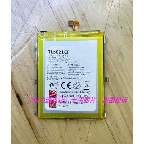 2150mAh TLp021CF Replacement Battery For Alcatel onetouch C2150009CF Built-in Li-ion bateria Battery with Repair Tools