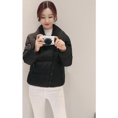 Winter jacket women High Quality short Cotton Padded Coat Fashion slim Winter Coats womens Thick warm casual Cotton parka