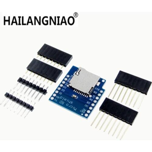 10PCS Micro SD Card Shield For D1 Mini TF WiFi ESP8266 Compatible SD Wireless Module For D1 Mini