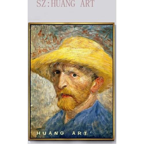 28/5000 Large frescoes. Hand-painted figures of famous van gogh himself. Decorated hotels and homes and cafes
