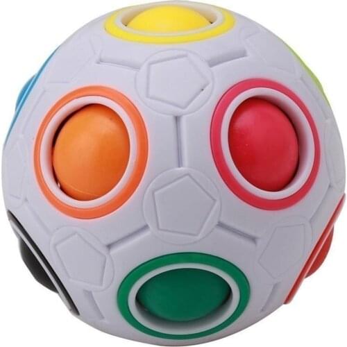Antistress Cube Rainbow Ball Puzzles Football Magic Cube Educational Learning Toys for Children Adult Kids Stress Reliever Toys