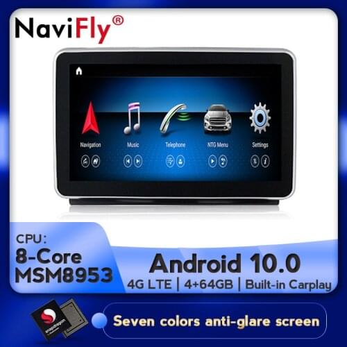 NaviFly Android 10.0 DSP Car multimedia gps player for Mercedes Benz ML W166/GL X166 ML320 ML350 ML400 ML500 2013-2015 NTG 4.5