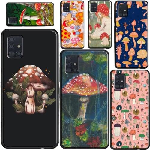 Mushroom Aesthetic Cover For Samsung A52 A72 A12 A32 A42 A51 A71 A41 A31 A11 A21S A20e A50 A70 A40 A20S Case