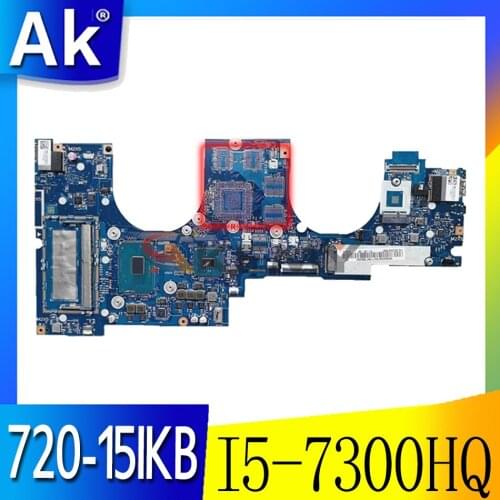 FOR YOGA 720-15IKB Laptop Motherboard CPU I5-7300HQ UMA RAM 8G LA-E552P FRU 5B20N67815 5B20N67897 Test ok