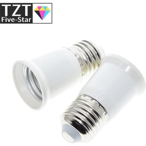 E27 to E27 Extension Socket Base CLF LED Light Bulb Lamp Adapter Socket Converter