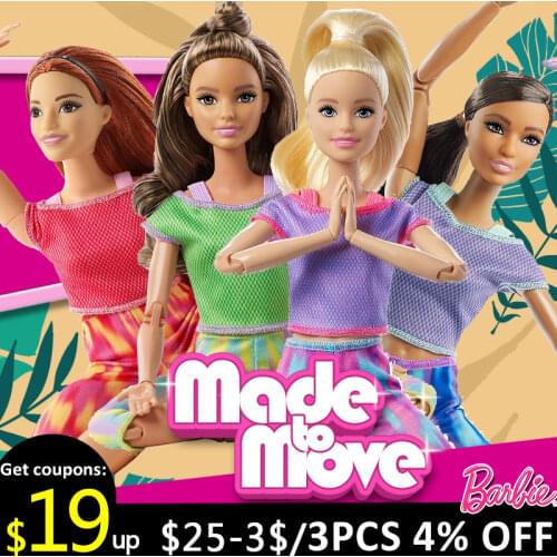 Original Barbie Joined Move Dolls on Body 1/4 Baby Dolls Brinquedos Juguetes Fashion Birthday Present Girl Toys for Child Girls