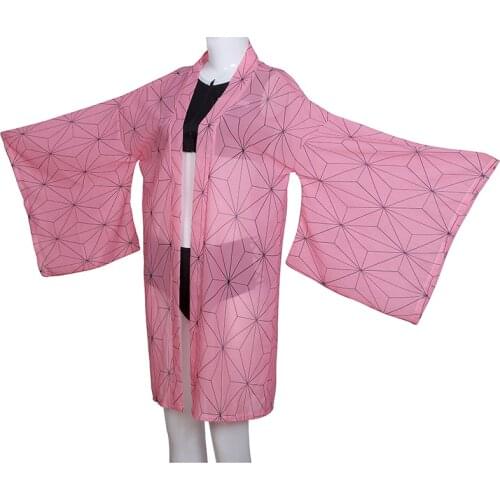 Anime Demon Slayer Swimsuit Kimetsu no Yaiba Cosplay Costume Kamado Nezuko Swimwear Beach Summer Bathing Suit Kimono Summer