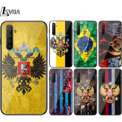 Fashion Flags World For OPPO A94 A11 X A9 A12 E A93 A92 A73 A72 A53 S A52 A32 A31 AX7 A7 A5 Pro 2020 Black Phone Case