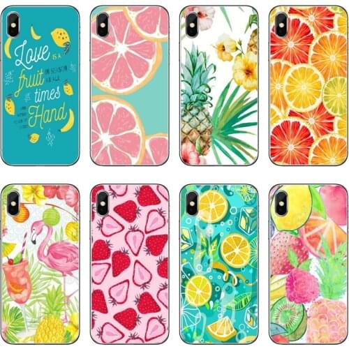 Colorful fruits Pattern Soft Phone Case For Samsung Galaxy A70 A60 A50 A40 A30 A10 A9 A7 A5 A3 A8 A6 Plus 2018 2017 2016