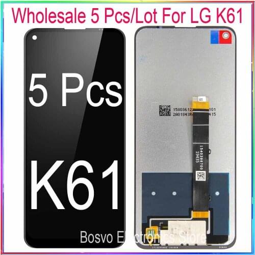Wholesale 5 Pcs / lot for LG K61 LCD Screen Display with Touch Digitizer Assembly lmq630eaw