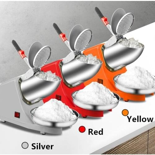 Manual Electric Ice Crusher Ice Crushing Machine Snow Ice Maker DIY 220V Brand new