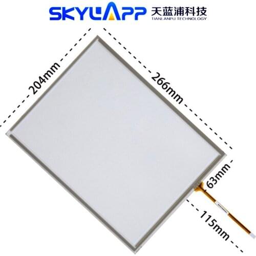 12''inch 266mm*204mm Touch Screen For MCGS MCGSTPC1261 / TPC1262 Resistance Handwritten Touch Panel Screen Glass Digitizer