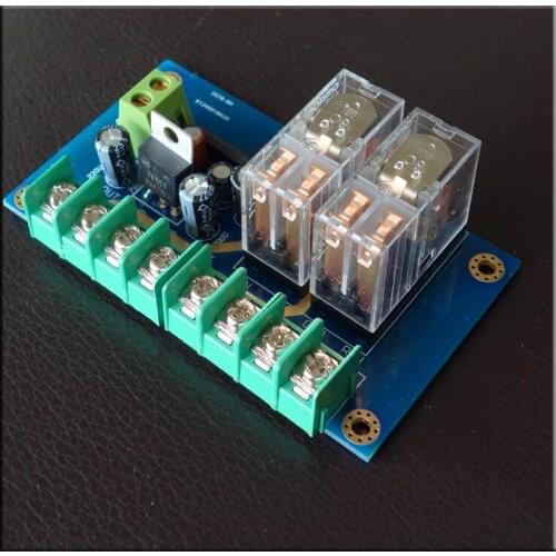 Assembled UPC1237 Speaker protection board (dual Japan omron relay)