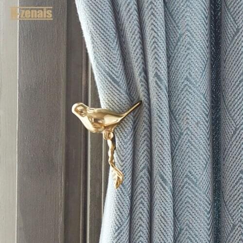 Modern Simple Solid Color Stitching Curtains Linen Jacquard Curtains for Living Room and Bedroom Luxurious Home Decoration