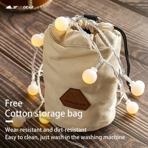 3F UL GEAR 10M Camping Light String LED Camp Light USB Mobile Power Barbecue Picnic Tent Birthday Party