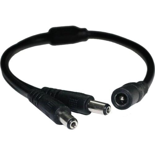 DC led connector 1 To 2 Ports Female to Male Power Splitter Adapter Extend Cable for SMD5050 3528 5630 LED Strip Light