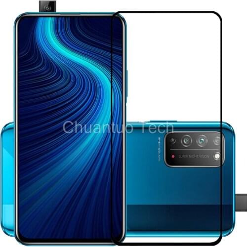 75 Pcs/Lot 2.5D Premium Tempered Glass for Huawei Honor X10 5G Full Cover Screen Protector Protective Film for Huawei Honor X10