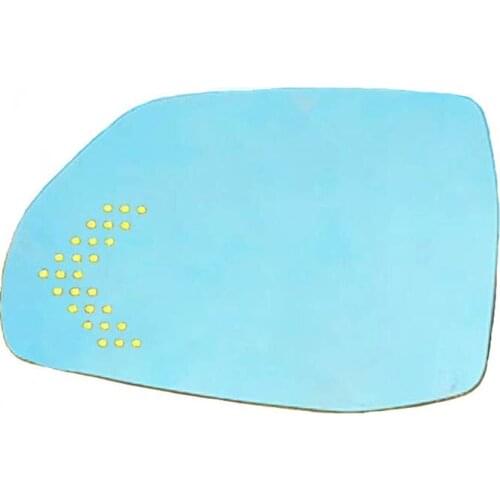 Wing rearview mirror for audi q7 anti glare blue wide angal led turn signal lamp heated demisting drive side rear view glass