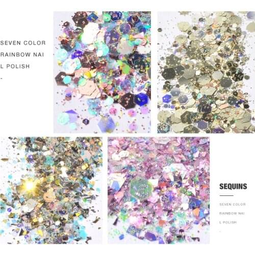 12 colour Nail Glitter Mix Powder Sequins Nail Sparkles Shiny Makeup Glitter Dust Nail Art Decoration Nails Set Arts and Crafts