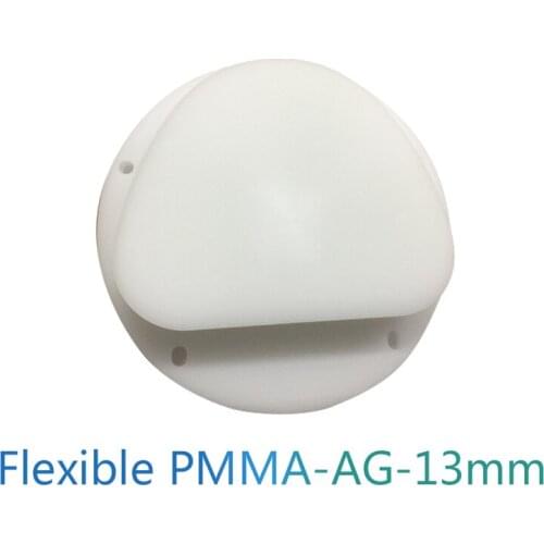 89*71*13mm Dental Lab Using Flexible PMMA Block Acetal Resin for Crowns Compatible with Amann Girrbach Milling System