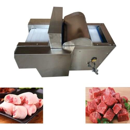 Automatic stainless steel commercial meat dicer meat cube making machine