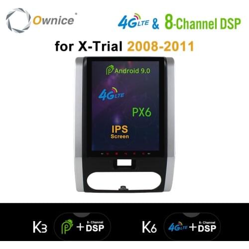 Ownice Vertical Screen DSP 4G LTE Android 9.0 Octa Core Car dvd Radio for Nissan X-Trail 2008 2009 2010 2011 Car GPS Navigation