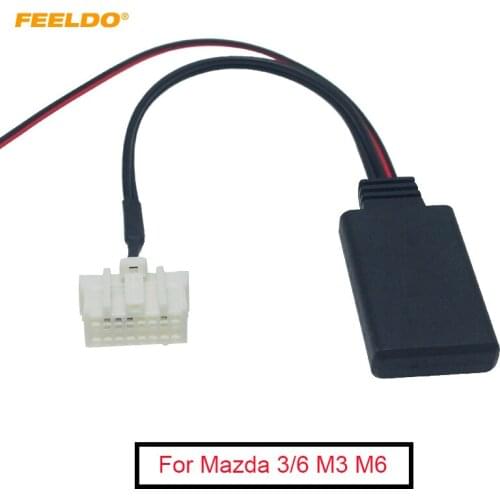 Car Aux-in Wireless Bluetooth Adapter Module Audio Radio Receiver Aux Cable for Mazda 3/6 M3 M6 Pentium B70 CD Host AUX Cable