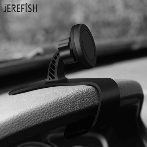 JEREFISH Universal Antiskid Car Phone Holder Magnetic Phone Holder 360 Adjustable Phone Car Dashboard Holder Bracket for iPhone