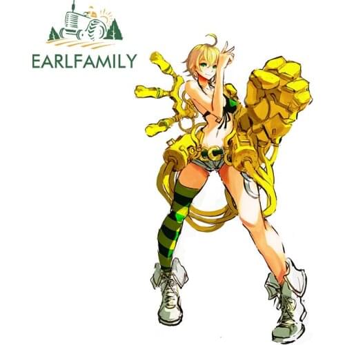 EARLFAMILY 13cm x 7.4cm for Bikini Blonde Hair Boots Girl Decal Vinyl Car Stickers Personality Motorcycle Windows Decoration