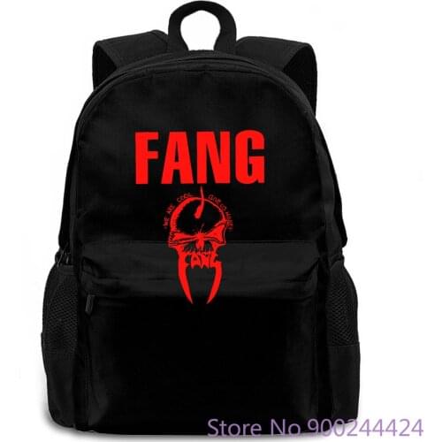 Fang Landshark Where The Wild Thing Are 1989 Album Cover Inspired Black women men backpack laptop travel school adult