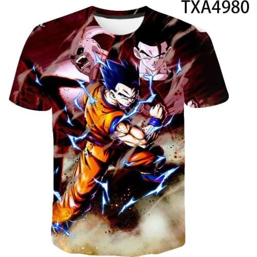 New Summer Anime Dragon 3D T shirt Cool Men Women Children Casual Fashion Streetwear Boy Girl Kids DBZ Print T-shirts Tops Tee