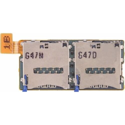 Dual SIM Card Socket Flex Cable for Sony Xperia T2 Ultra