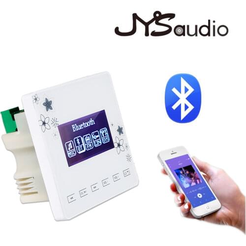 JYS Audio 2*15W Wall Amplifiers,FM/SD/AUX IN/ USB Music Player,Bluetooth Digital Stereo Amplifier,Home Theater Cinema System