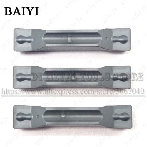 10PCS TDT3 TDT4 Carbide Inserts Grooving TDT3.00 TDT4.00 Slotting Blade Parting off CNC Lathe Cutter Tool for Stainless Steel