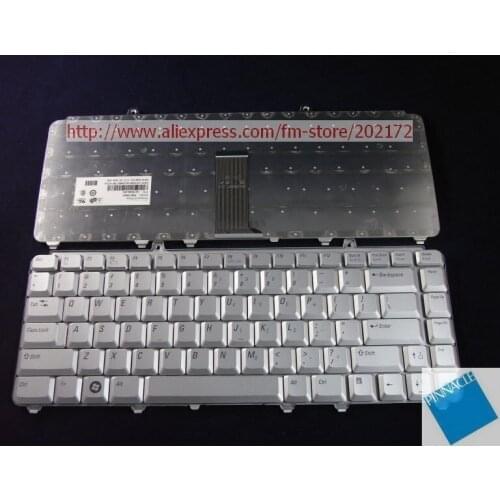 Used look New Silver Laptop Notebook Keyboard 0NK750 NSK-D9001 9J.N9382.001 For Dell Inspiron 1420 1520 1521 1525 1526 US