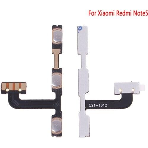 Volume Button Power Switch On Off Button Flex Cable For Redmi Note5 Replacement Repair Parts