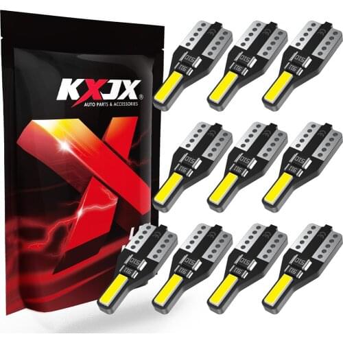 KXJX 10pcs 194 168 158 T10 Led Bulb 2825 W5W Parking Side Marker License Plate Light Interior Door Light Bulb for Acura MDX