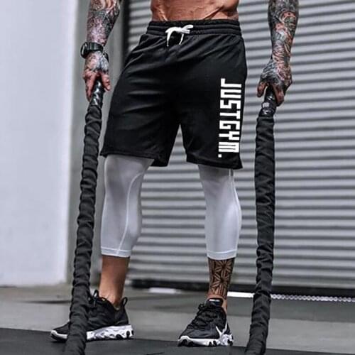 Summer Fashion Casual Shorts Mens Mesh Gym Shorts Mens Bodybuilding Fitness Shorts Breathable Quick Drying Short Pants