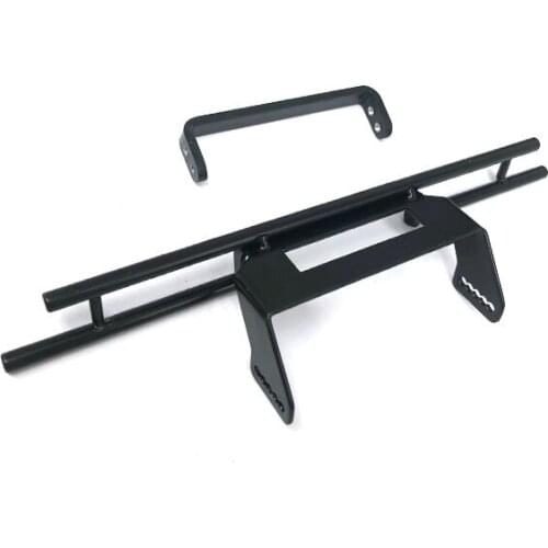 Metal Rear Bumper with Frame Bracket for RC Crawler Car Traxxas TRX4 G500 TRX6 G63 RC Car Upgrades Parts