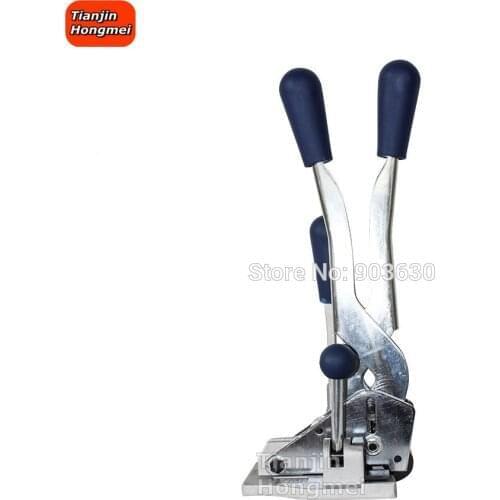 Multifunction Strapping Tool 3-in-1 Sealer Tensioner Cutter,Manual Banding Tool, Efficient Poly Strapping Tool for 1/2" Width