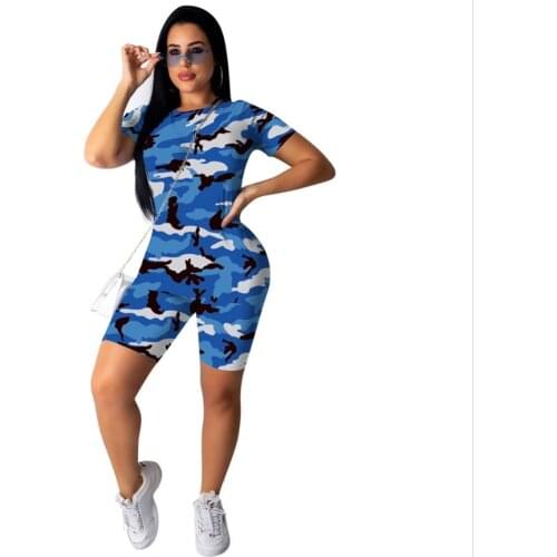 New 2020 Women Casual Solid Color Sports Suit Female Crop Top Shorts Outfit Yoga Workout Clothes Tracksuit Outfits 3 Colors